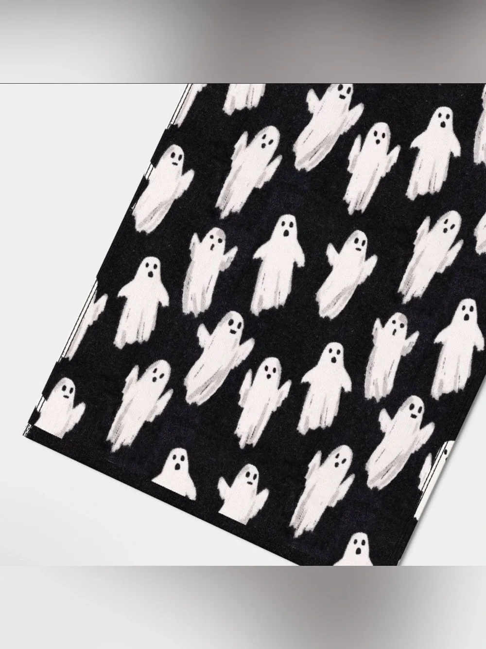 Halloween Ghost Black Hand Towel - Set of 2